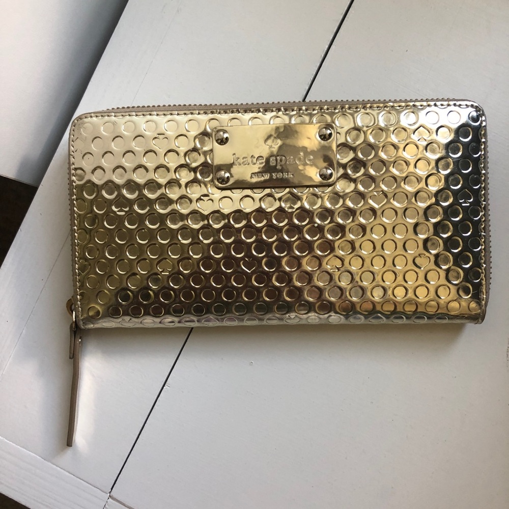 Kate Spade Gold Wallet
